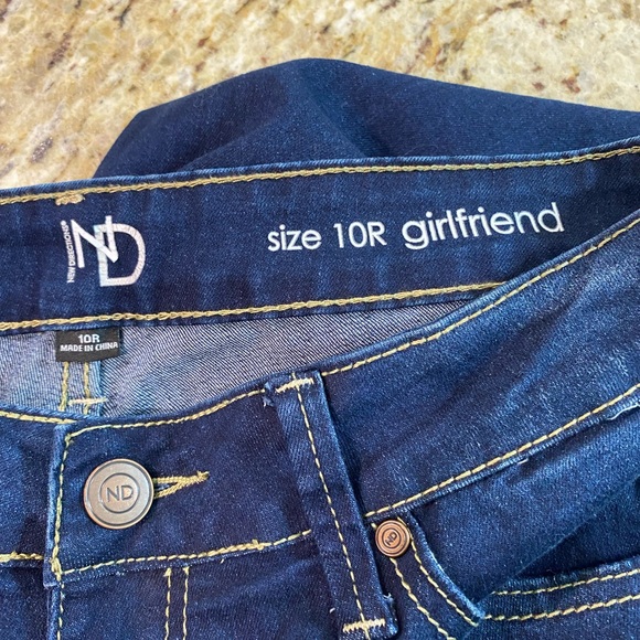 ND Girlfriend Dark Wash Jeans 10R 10 - Picture 9 of 9